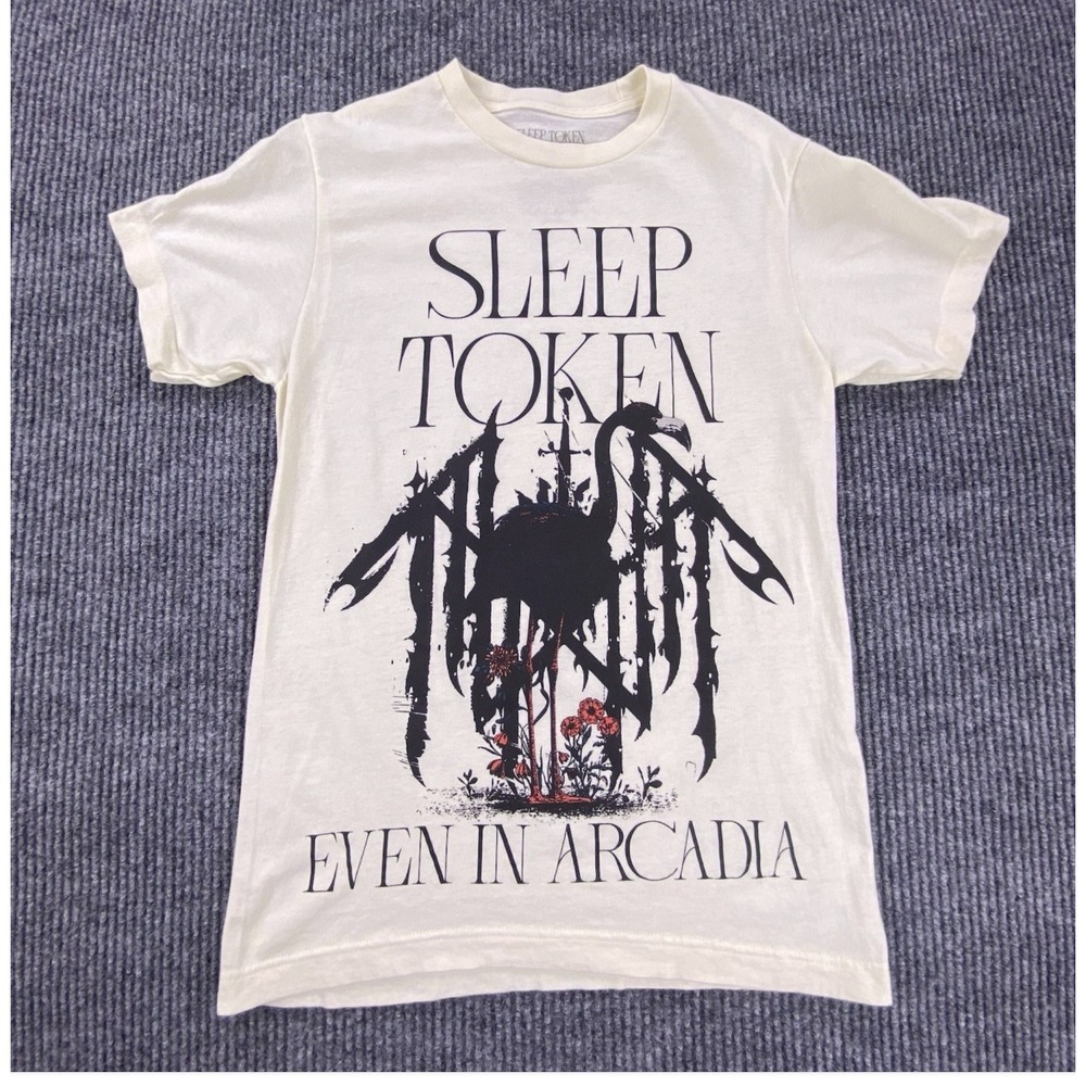 Sleep Token T-Shirt Mens Small Cream Even In Arcadia Artist Series Metal Core